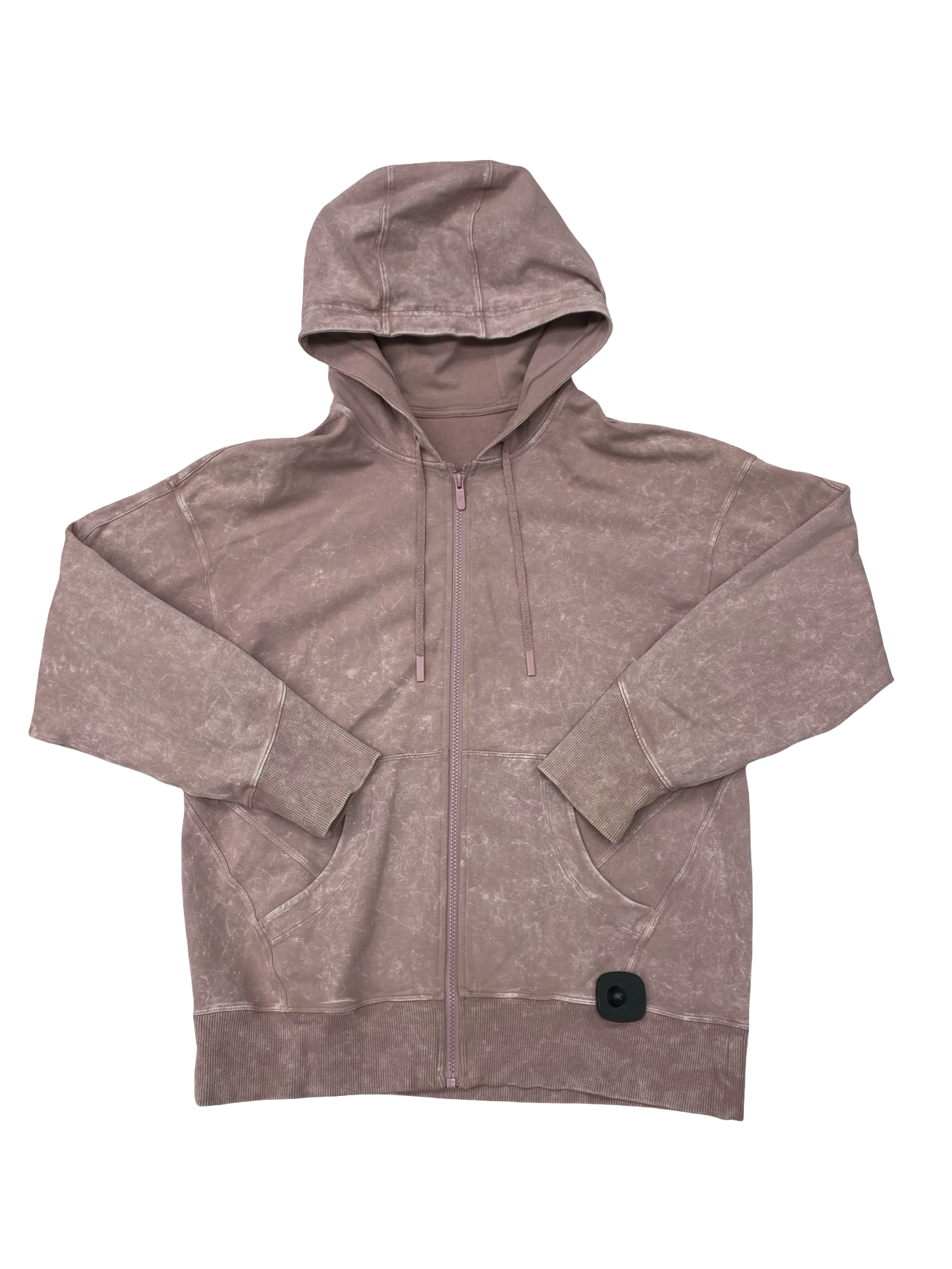 Athletic Jacket By Lululemon In Mauve, Size:8
