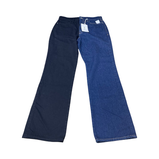 Jeans Straight By Frame In Blue Denim, Size:14