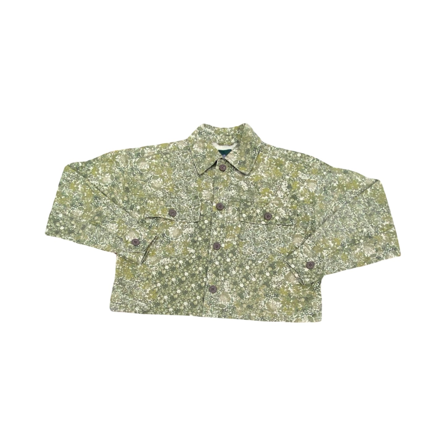 Jacket Denim By Wild Fable In Green, Size:Xs