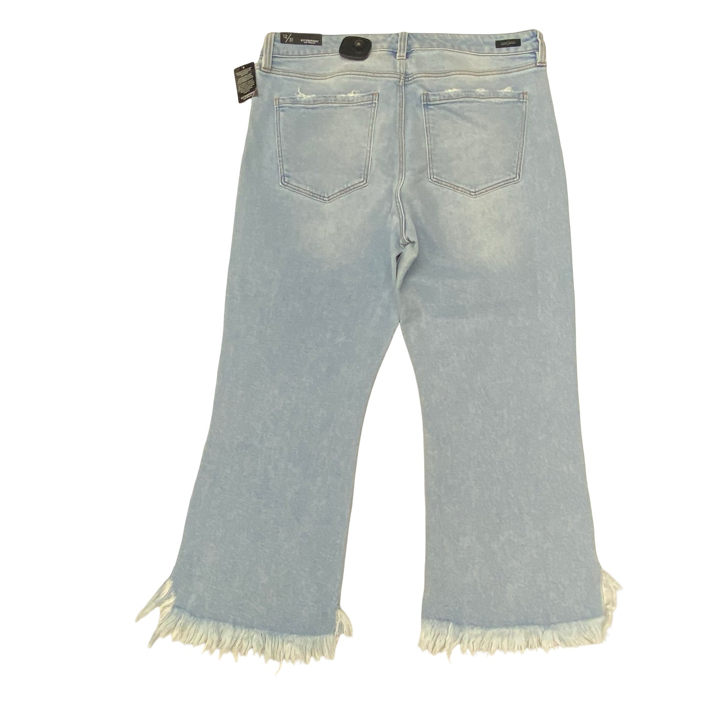 Jeans Boot Cut By Liverpool In Blue Denim, Size:12