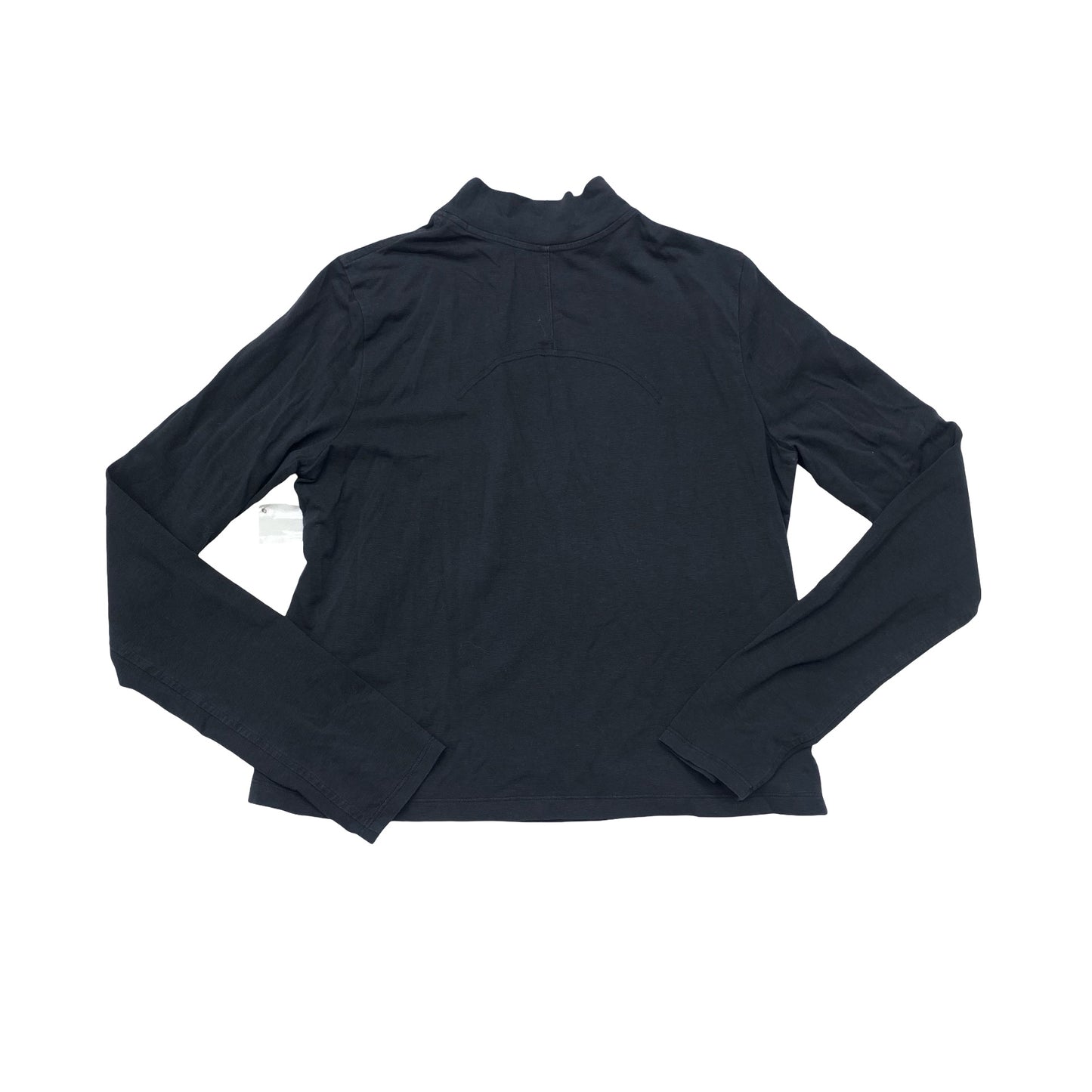 Athletic Top Ls Collar By Lululemon In Black, Size:S