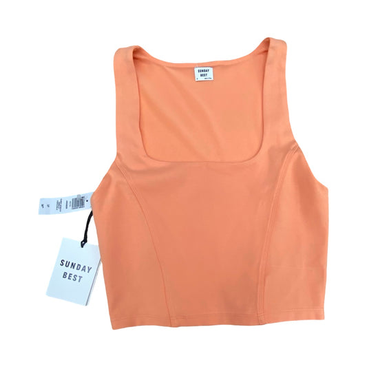 Top Sleeveless By Sunday Best In Orange, Size:S