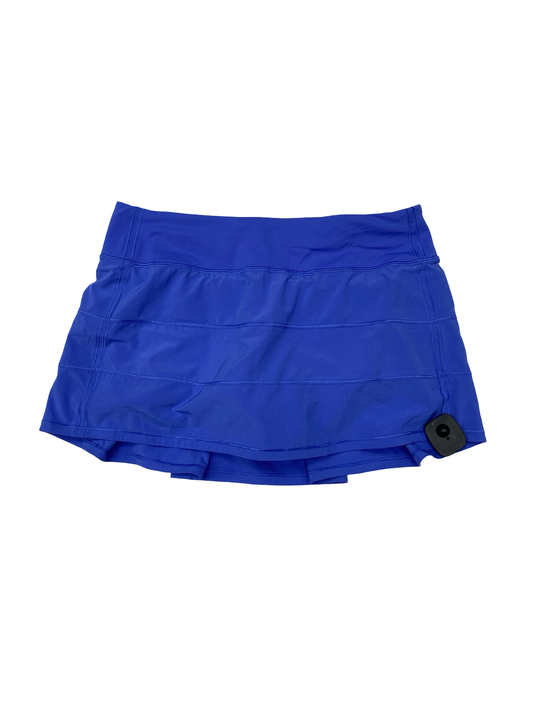 Athletic Skort By Lululemon In Blue, Size:8