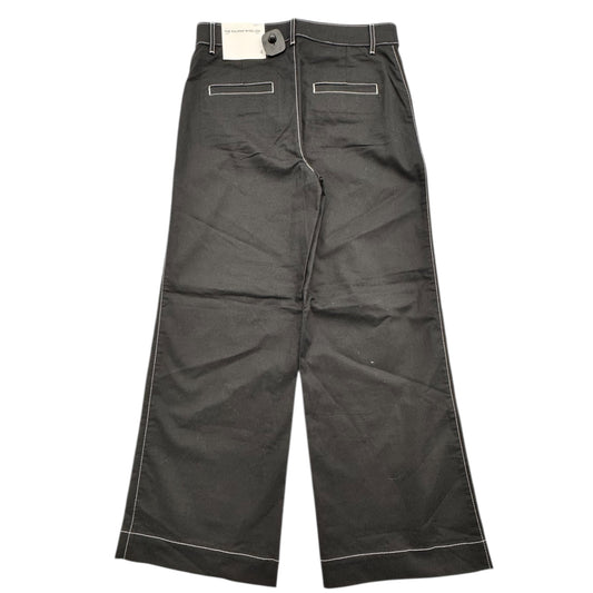 Jeans Wide Leg By Loft In Black, Size:4