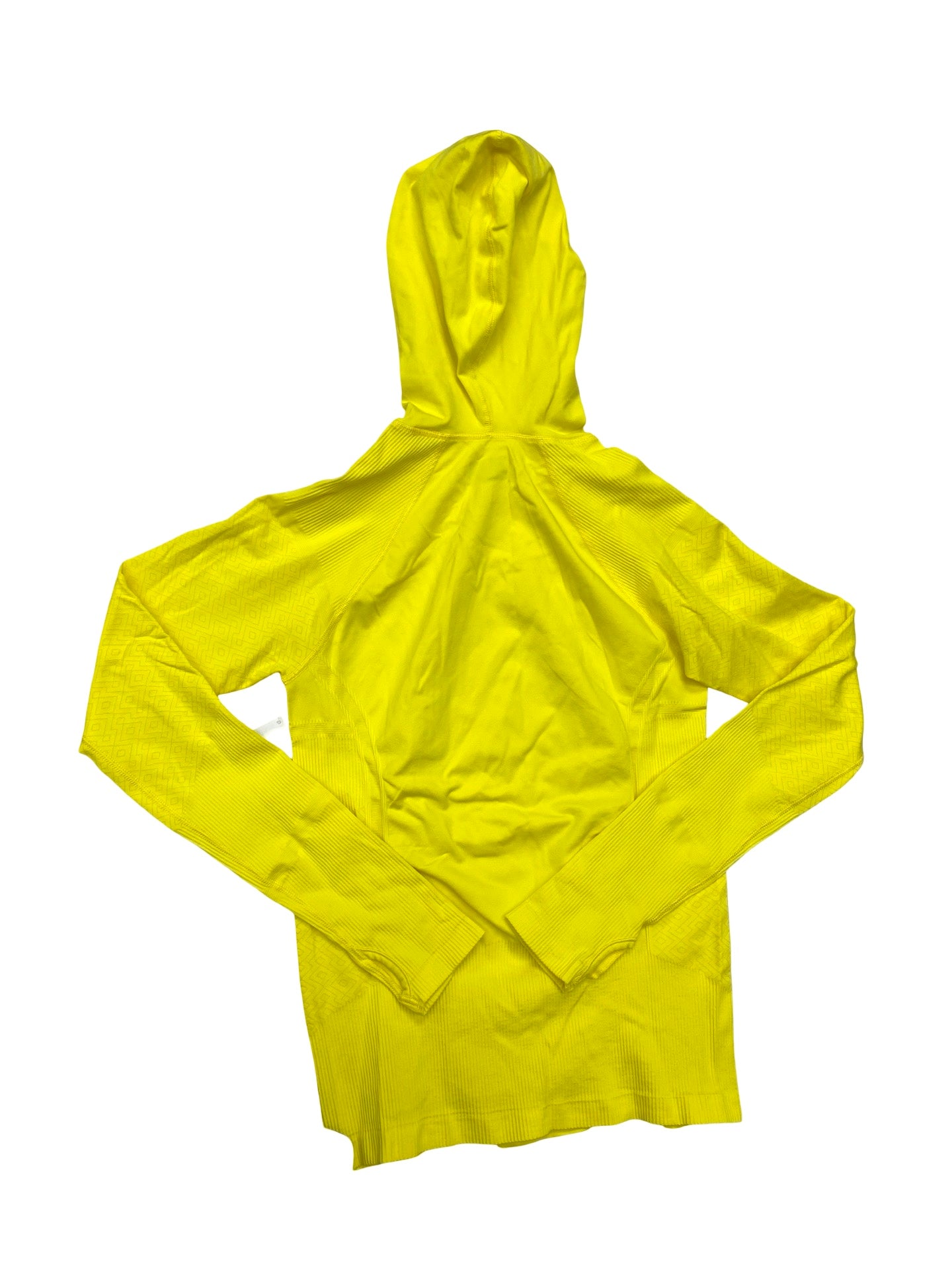 Athletic Top Ls Hoodie By Athleta In Yellow, Size:M