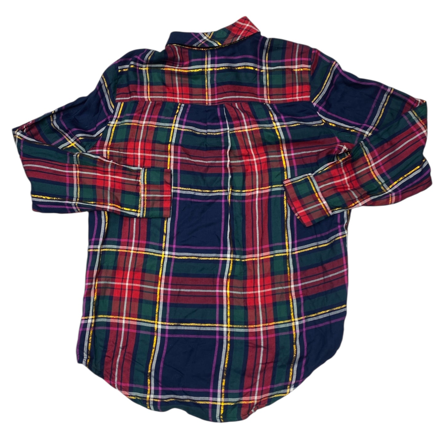 Top Ls By Style And Company In Plaid Pattern, Size:S