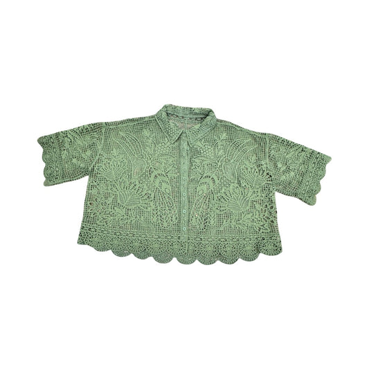 Top Ss Designer By Farm Rio In Green, Size:Xl
