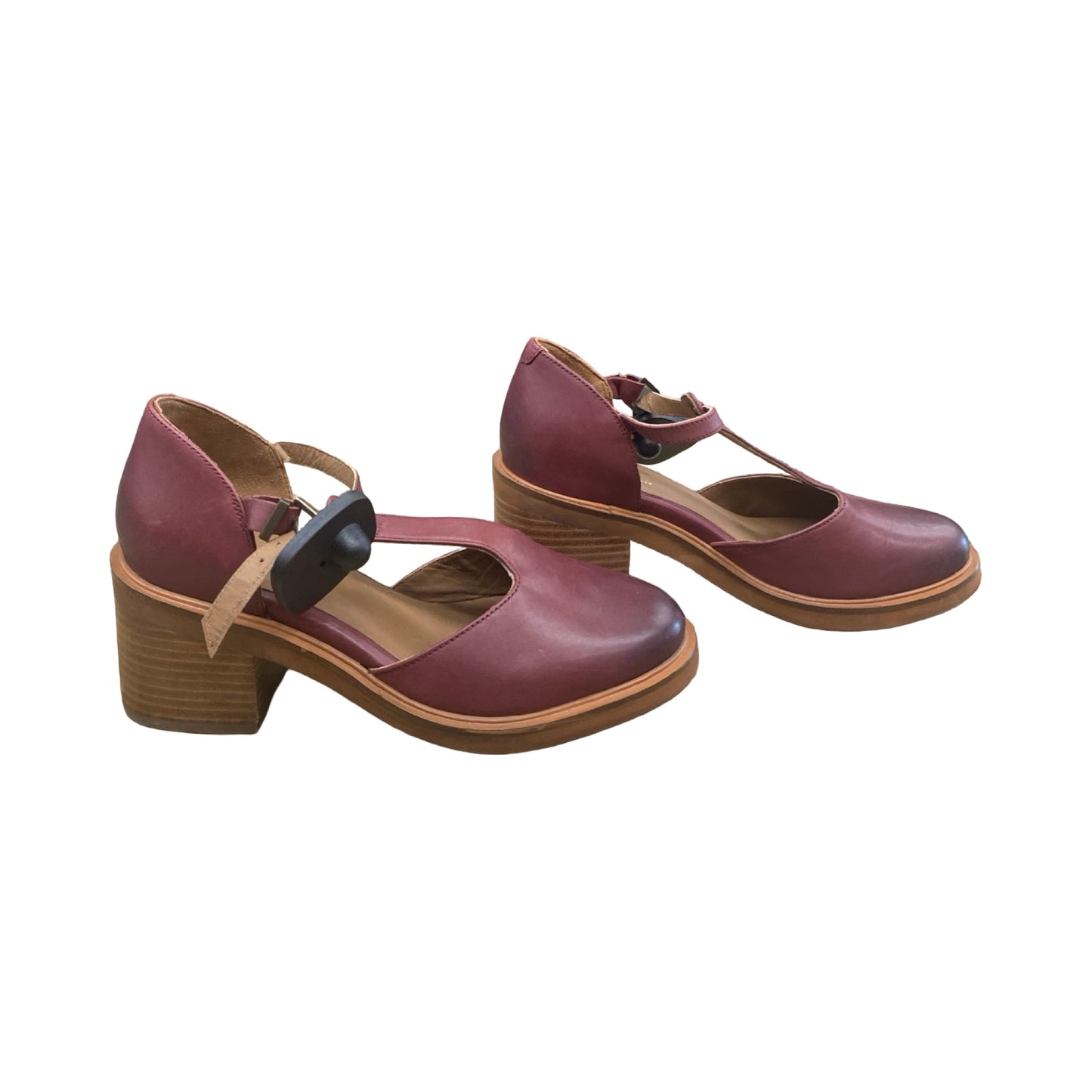 Shoes Heels Block By Seychelles In Purple, Size:6