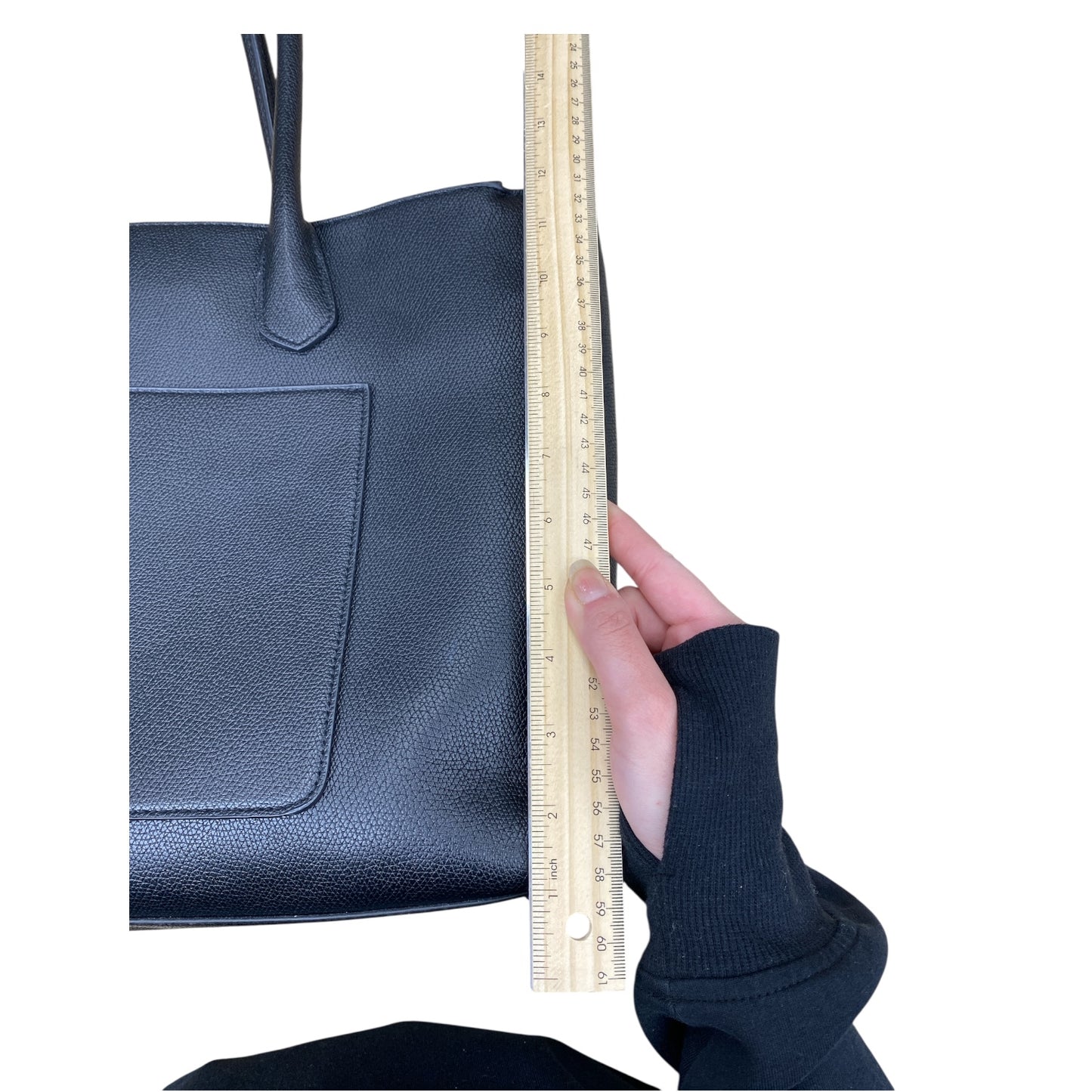 Handbag Leather By A New Day In Black, Size:Large