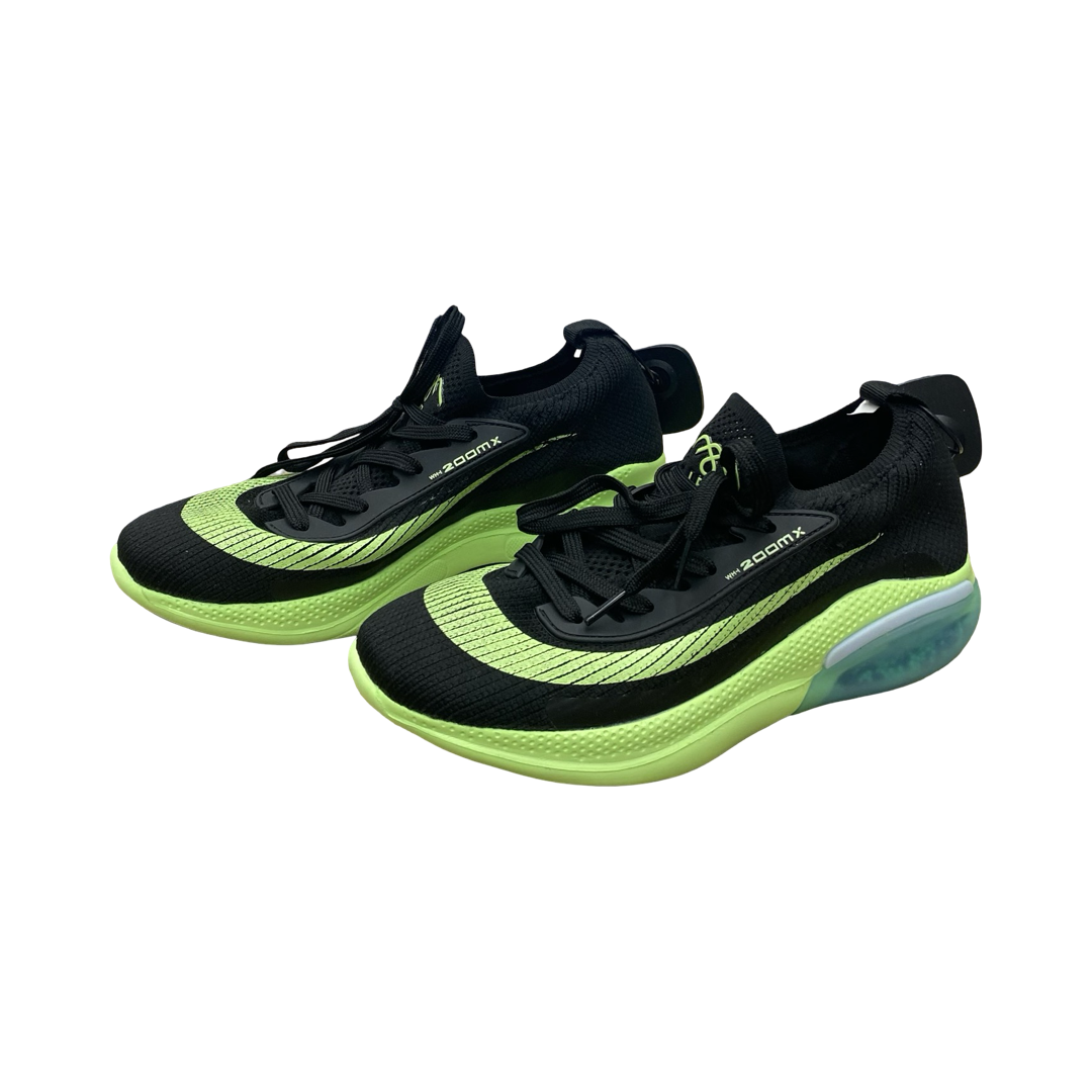Shoes Athletic By LFL In Black & Green, Size:8.5
