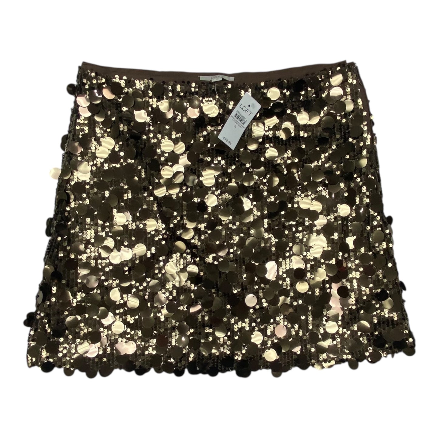 Skirt Midi By Loft In Brown, Size:6