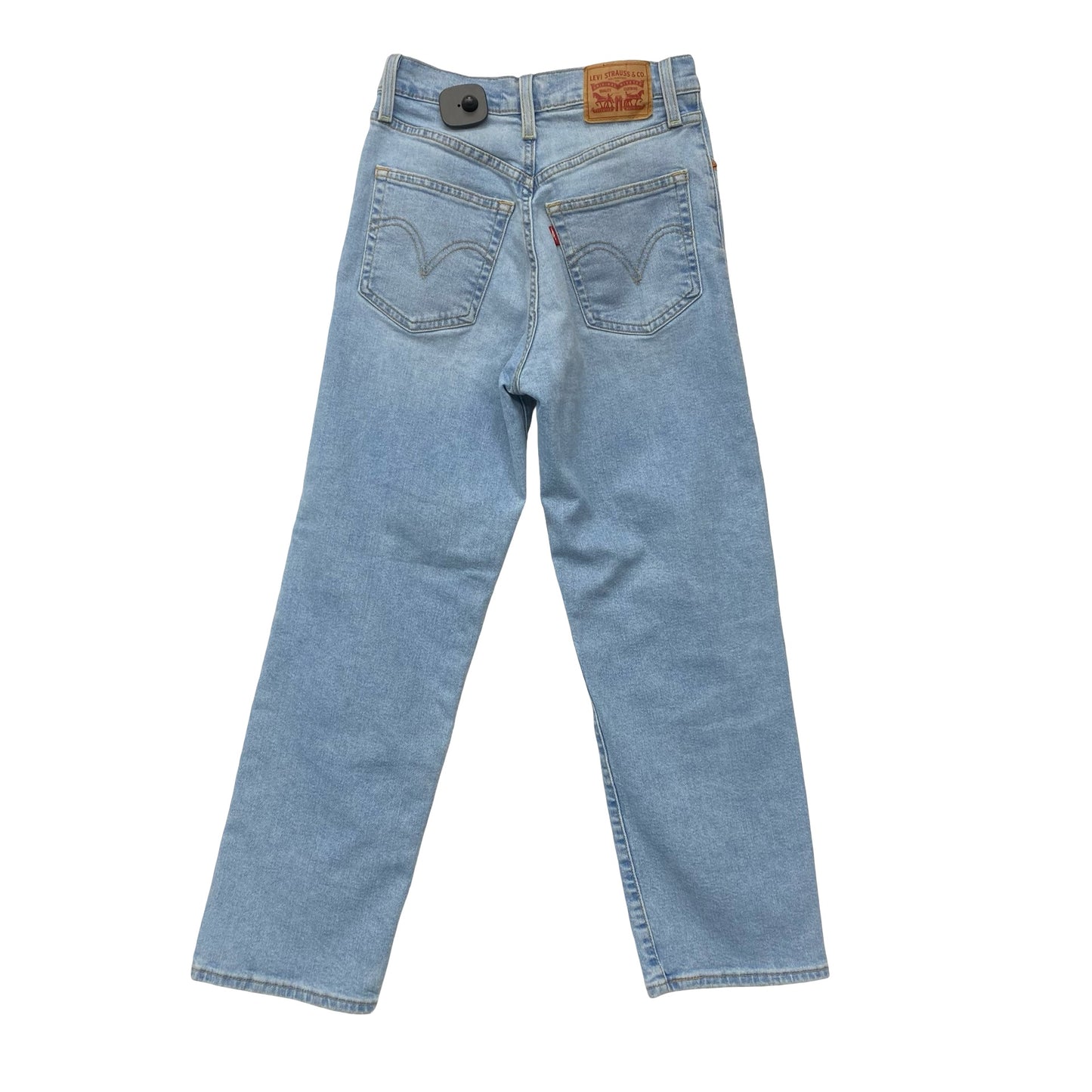 Jeans Straight By Levis In Blue Denim, Size:0