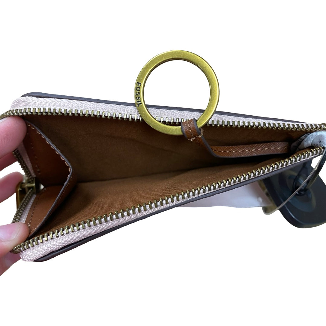 Id/Card Holder By Fossil In Plaid Pattern