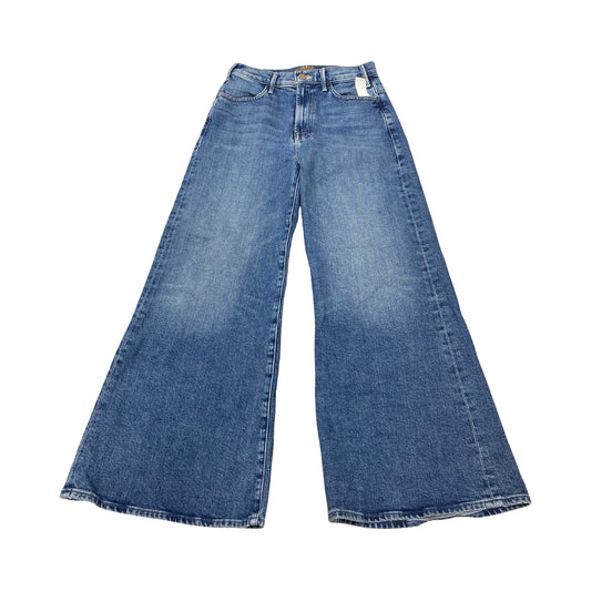 Jeans Wide Leg By Mother In Blue Denim, Size:0
