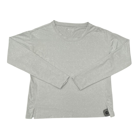 Athletic Top Ls Crewneck By Athleta In Grey, Size:Sp