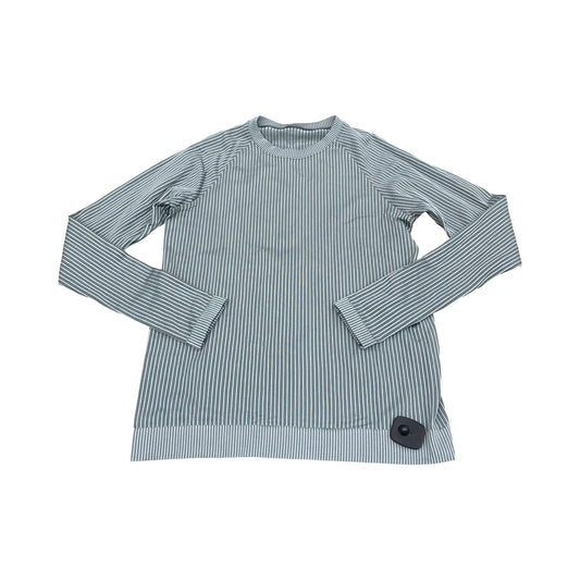 Athletic Top Ls Crewneck By Lululemon In Green, Size:10