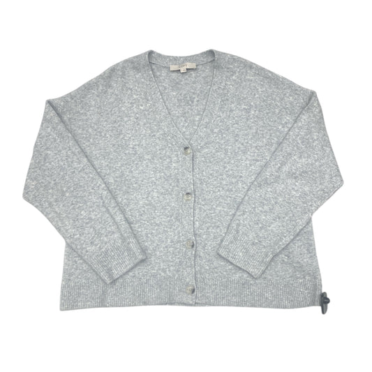 Sweater Cardigan By Loft In Grey, Size:M