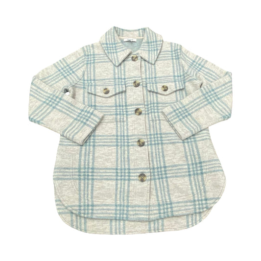 Jacket Shirt By Madewell In Plaid Pattern, Size:Xs