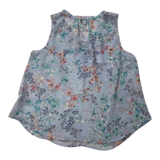 Top Sleeveless By Liz Claiborne In Blue, Size:1X