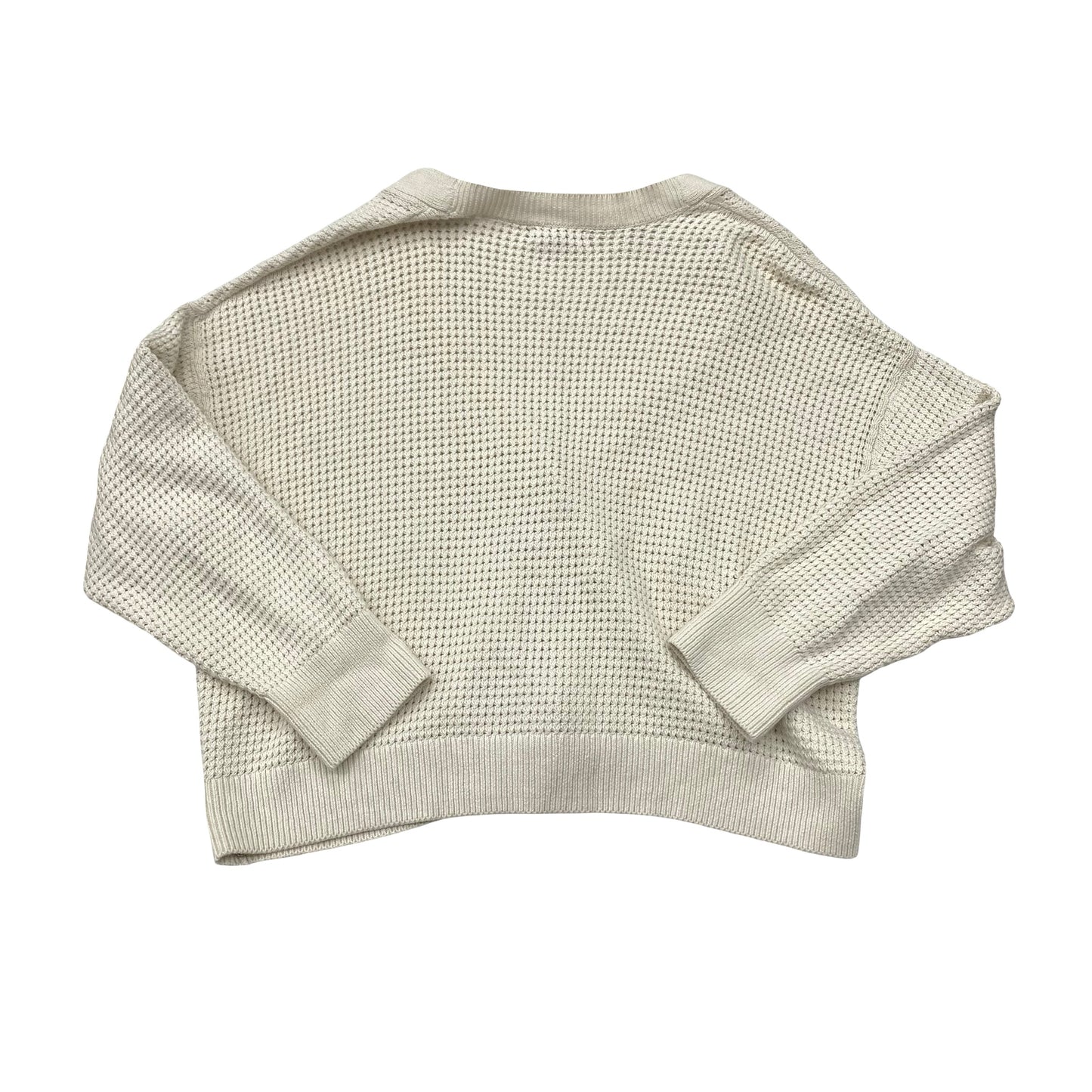 Sweater Cardigan By Banana Republic In Cream, Size:Xl