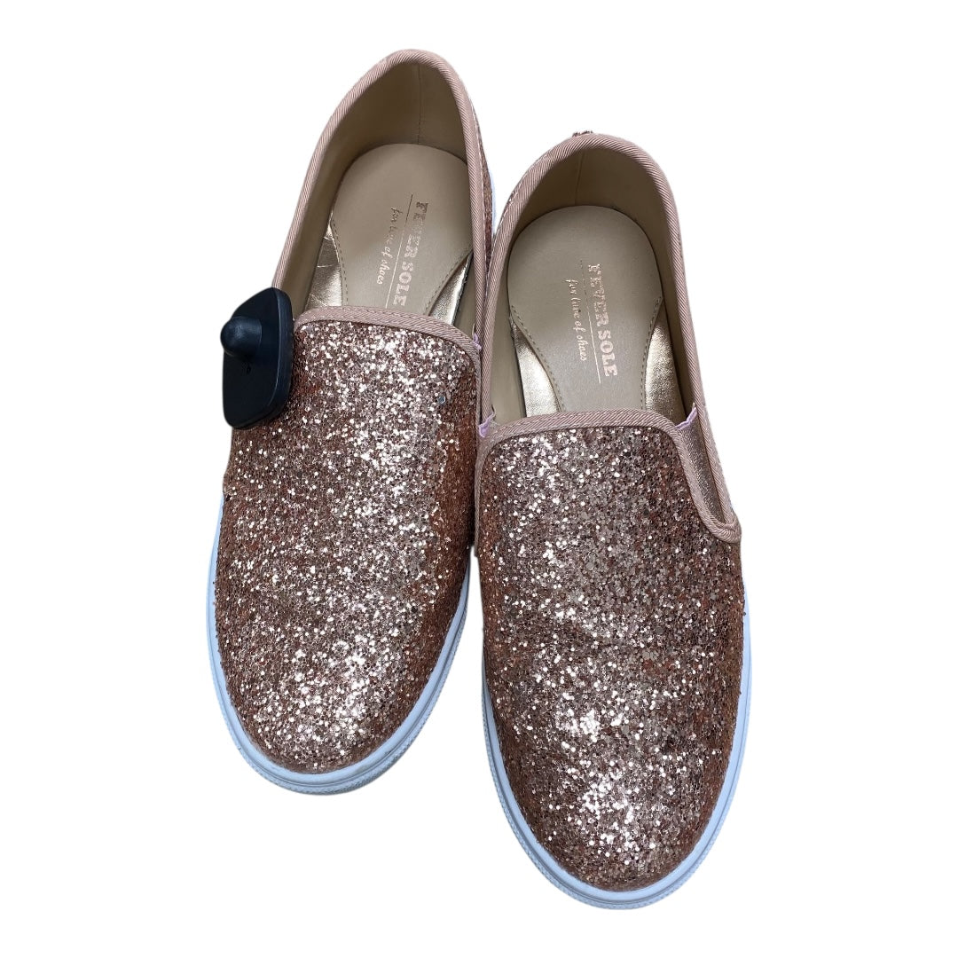 Shoes Flats By Cmc In Rose Gold, Size:9.5