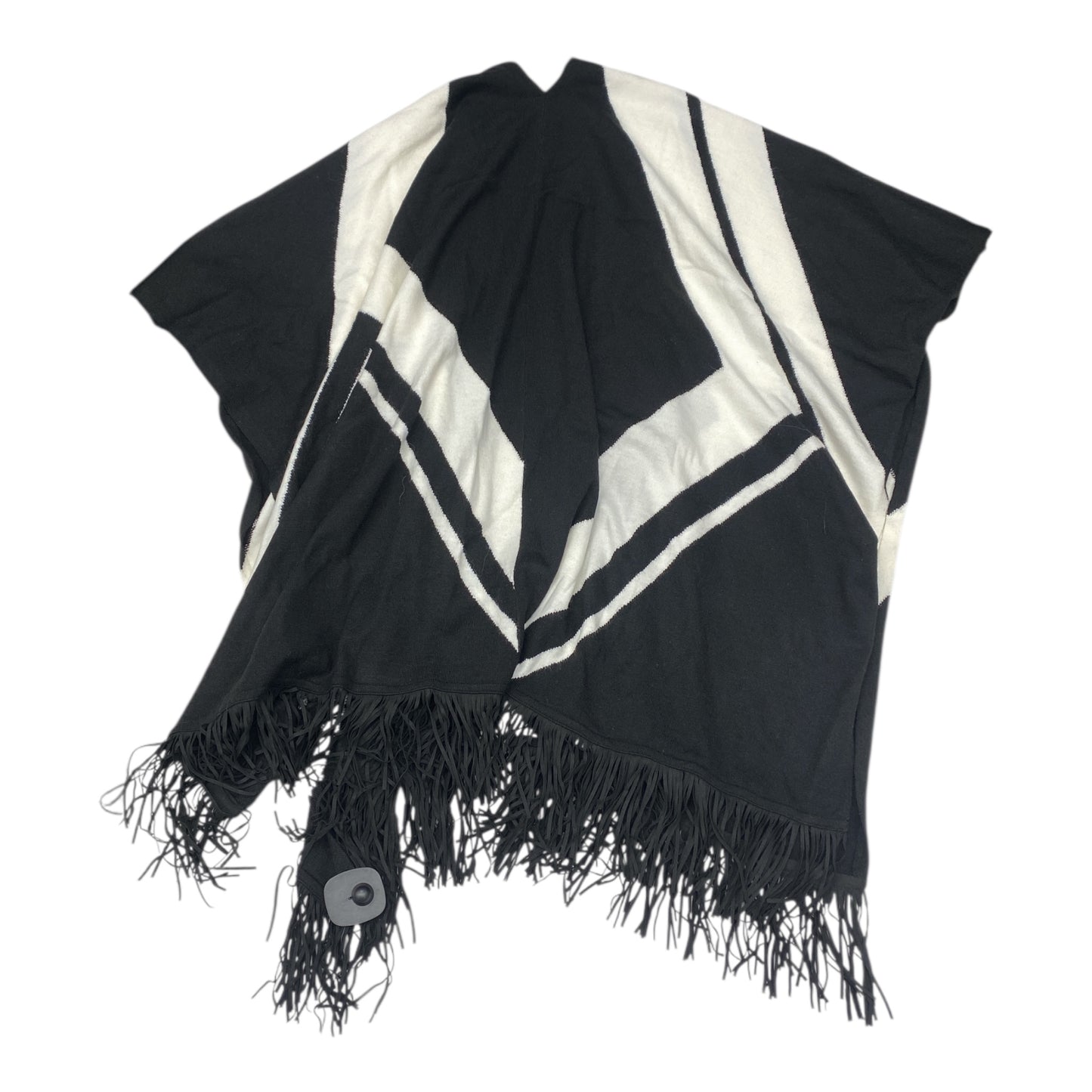 Shawl By Chicos In Black & White, Size:S