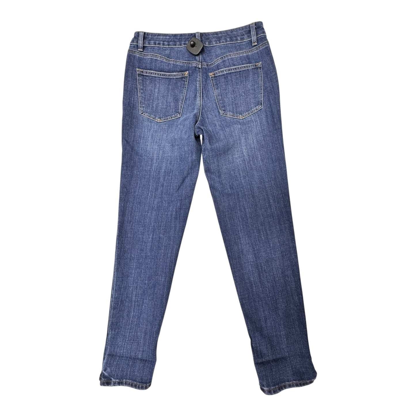 Jeans Straight By Talbots In Blue Denim, Size:4