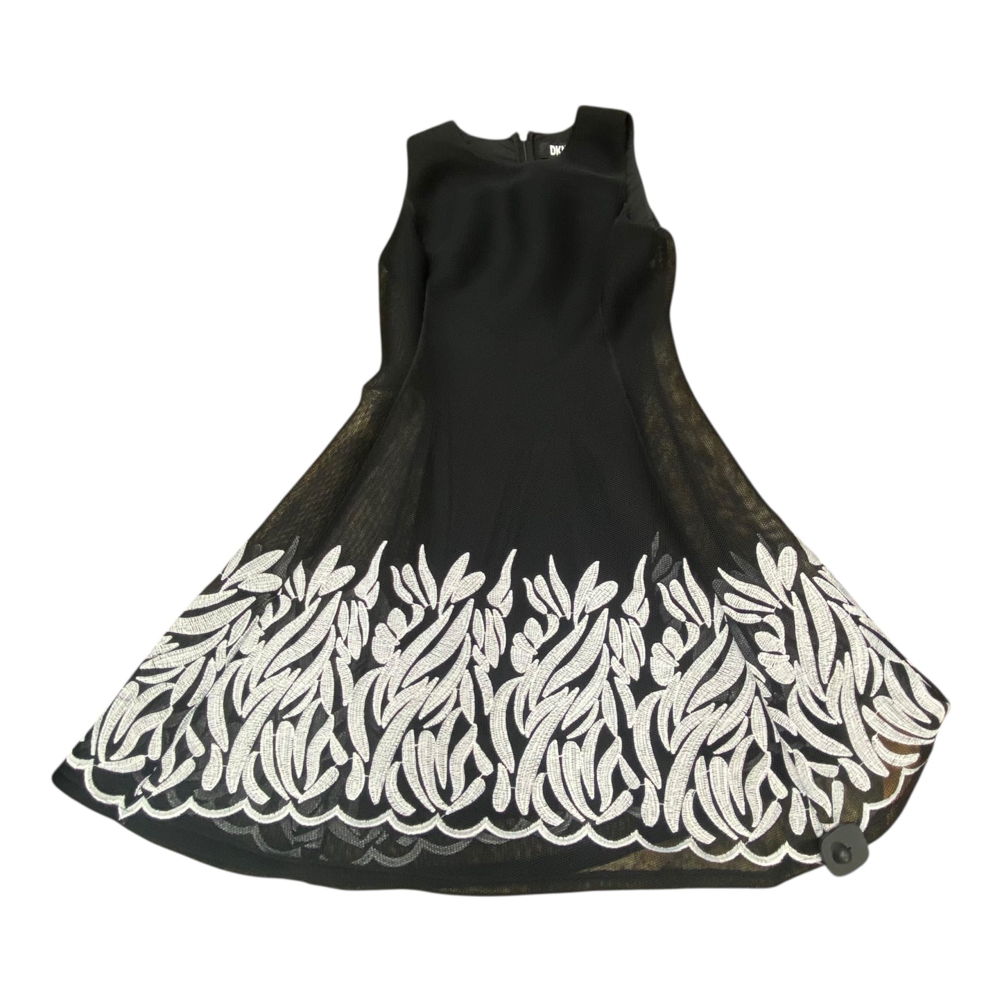 Dress Party Midi By Dkny In Black & White, Size:4