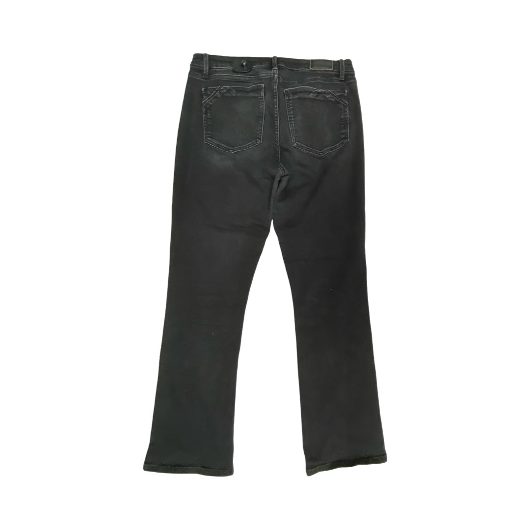 Jeans Boot Cut By Buckle Black In Black Denim, Size:12
