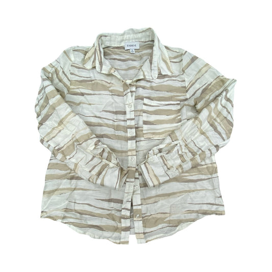 Top Ls By Evereve In Striped Pattern, Size:Xs