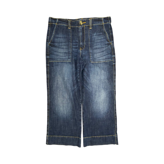 Jeans Wide Leg By Cabi In Blue Denim, Size:8