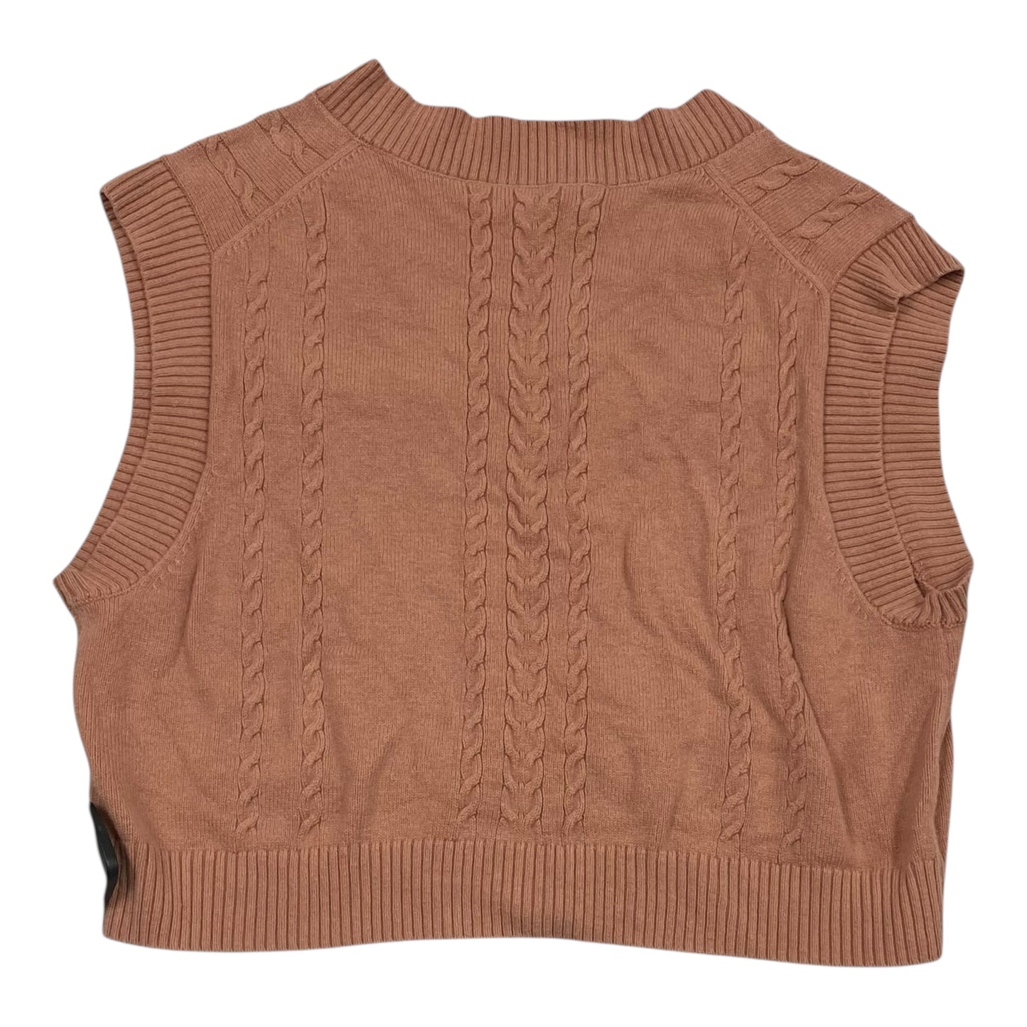 Vest Sweater By Cmc In Pink, Size:M