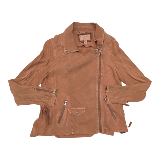 Jacket Moto By Marrakech In Mauve, Size:Xs