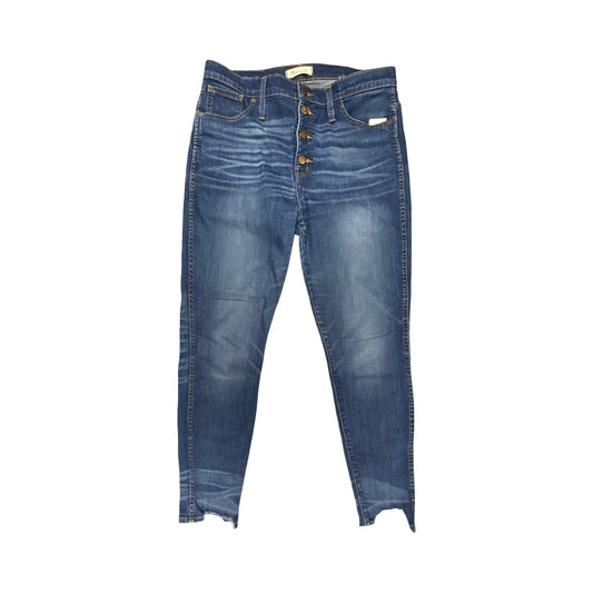 Jeans Skinny By Madewell In Blue, Size:12