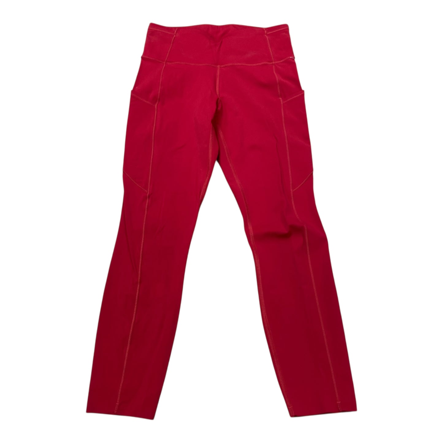 Athletic Leggings By Lululemon In Red, Size:6
