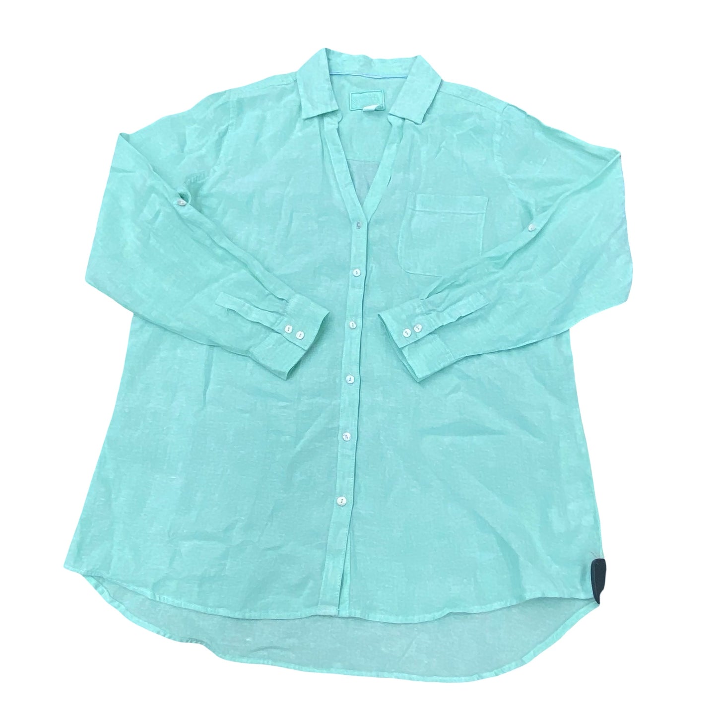 Top Ls By Sigrid Olsen In Green, Size:M