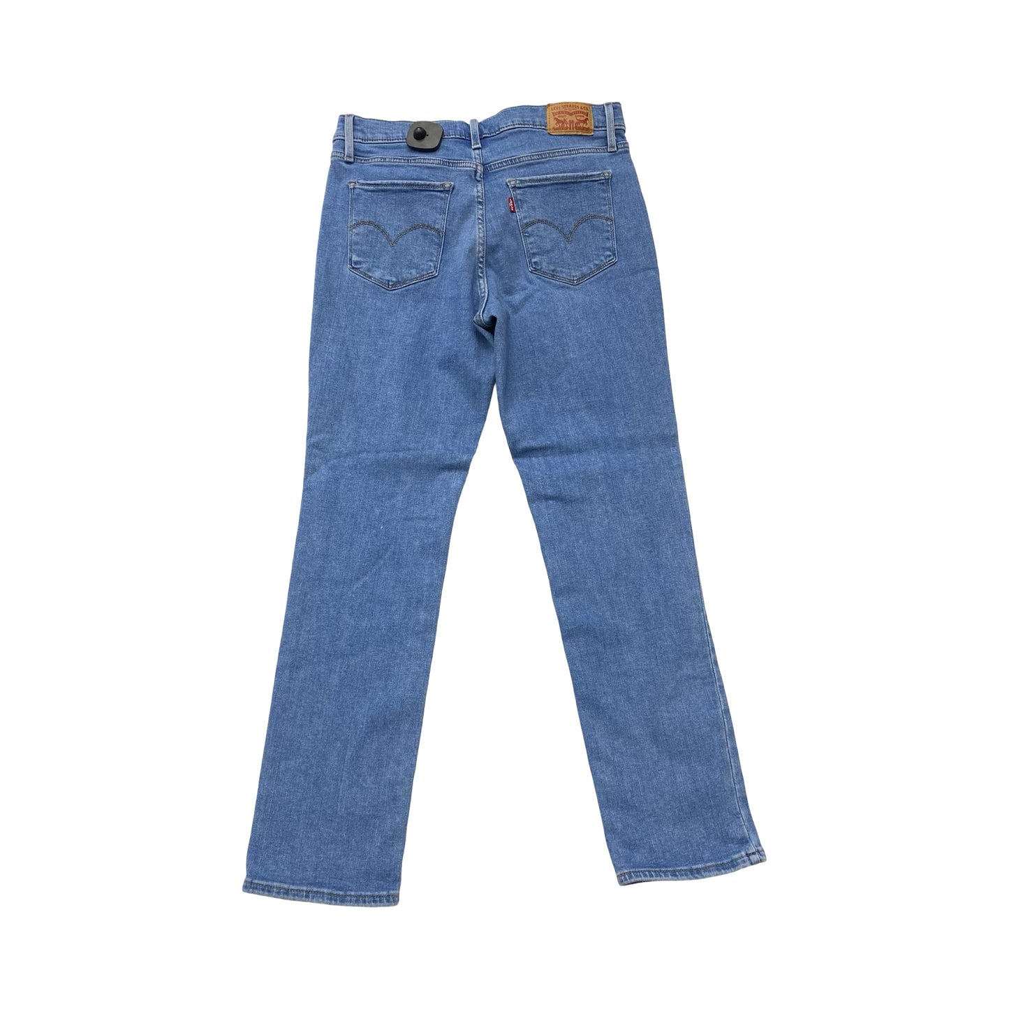 Jeans Straight By Levis In Blue, Size:12
