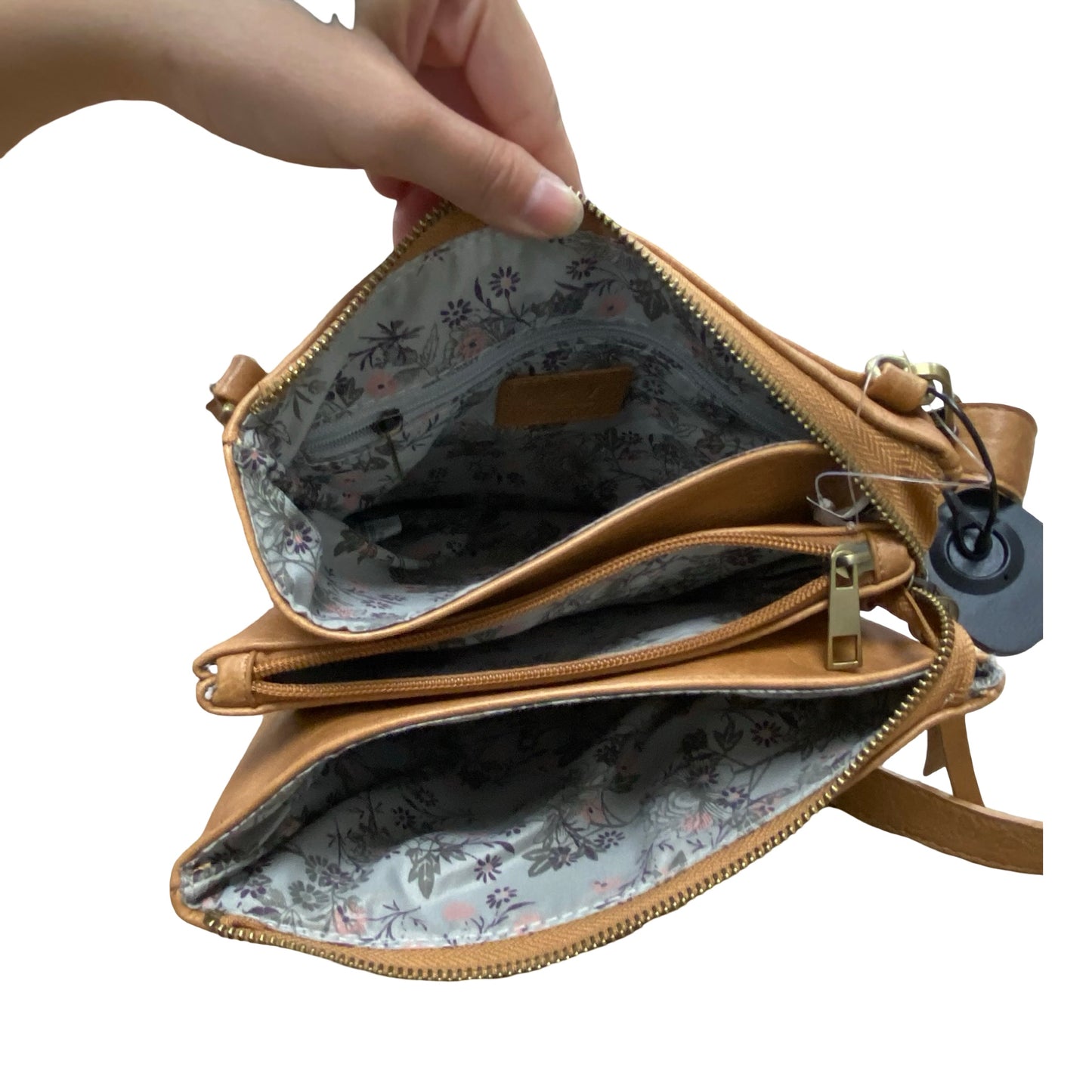 Handbag By Joy Susan In Tan, Size:Medium