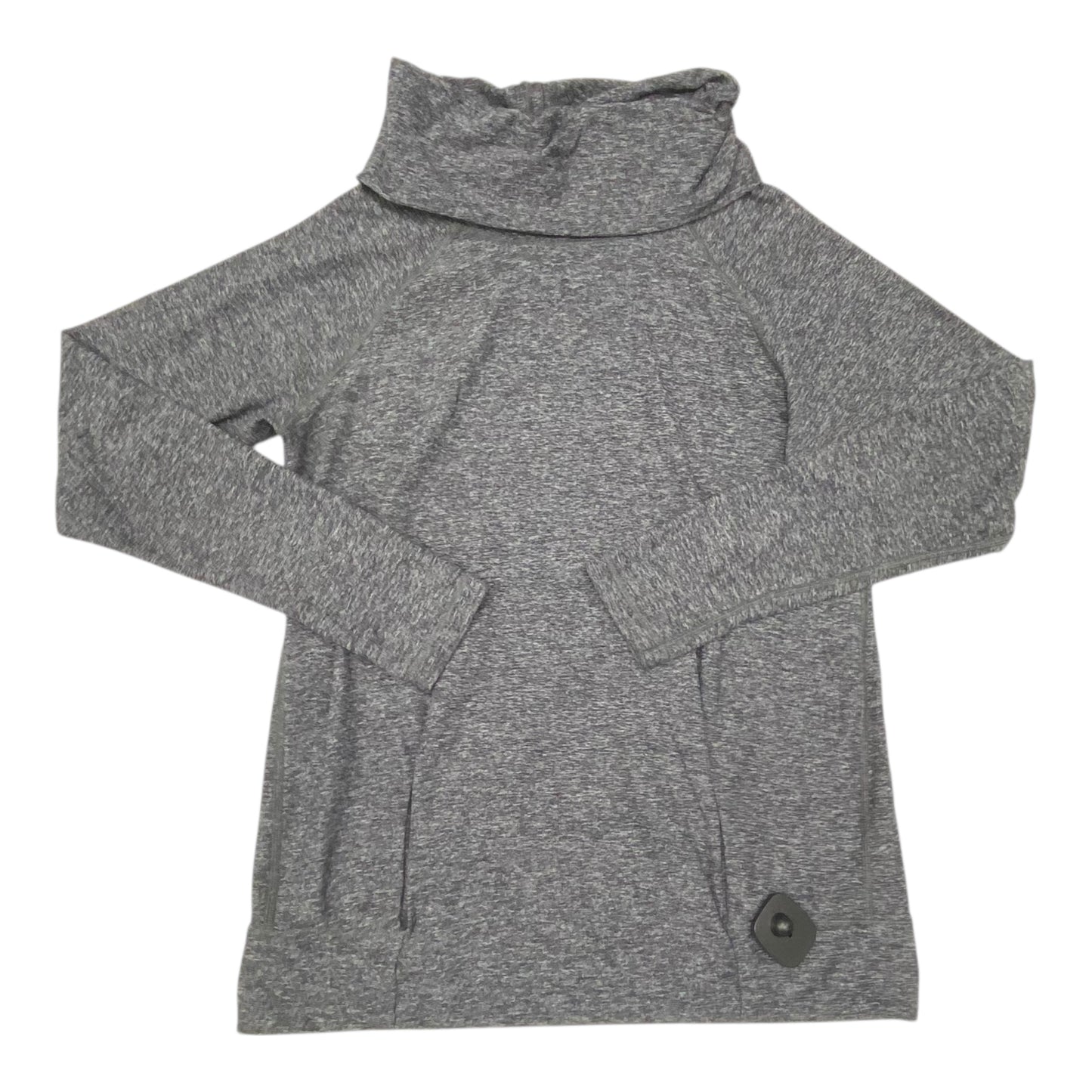 Athletic Sweatshirt Collar By Lululemon In Grey