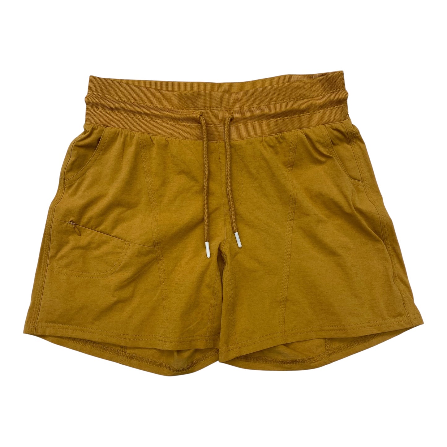 Athletic Shorts By Zyia In Yellow, Size:L