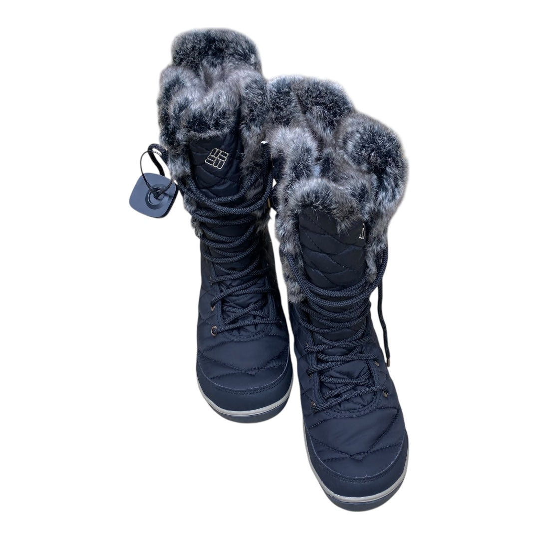 Boots Snow By Columbia In Black, Size:8.5