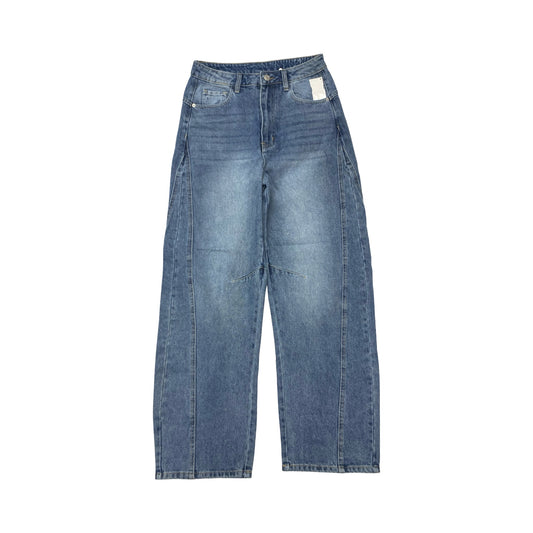 Jeans Wide Leg By Commense In Blue Denim, Size:M