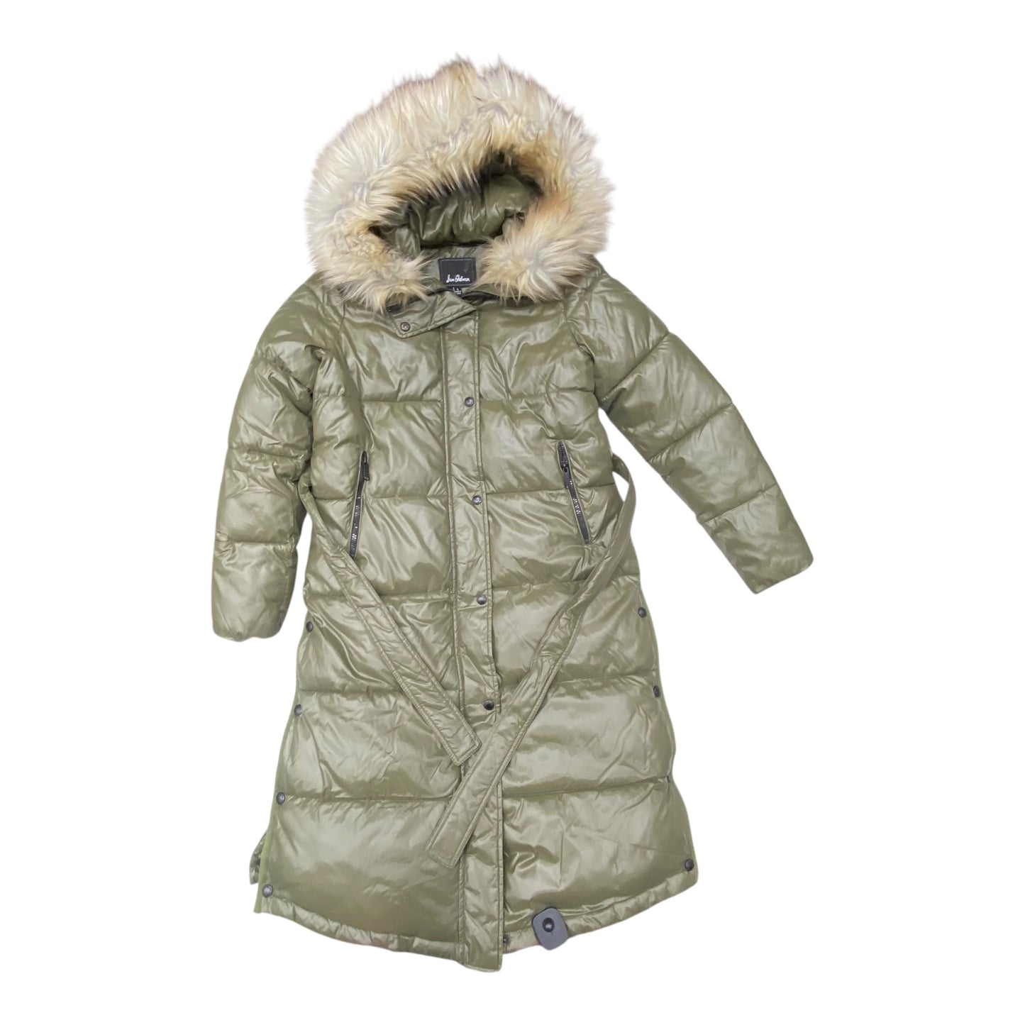 Coat Puffer & Quilted By Sam Edelman In Green, Size:S