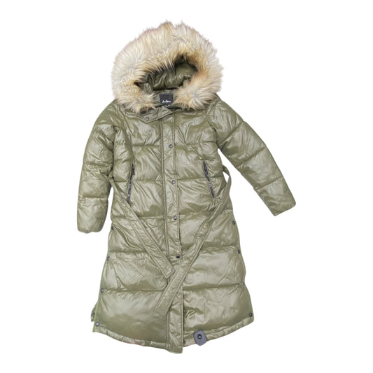 Coat Puffer & Quilted By Sam Edelman In Green, Size:S