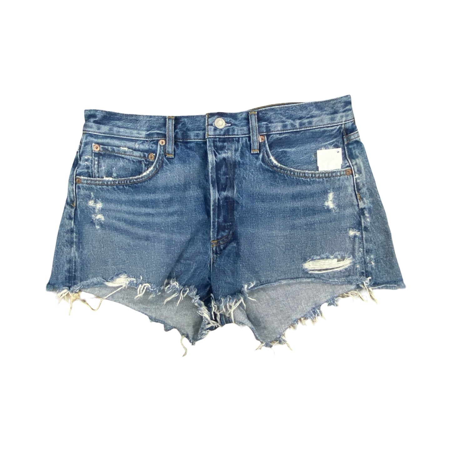 Shorts By Agolde In Blue Denim, Size:8