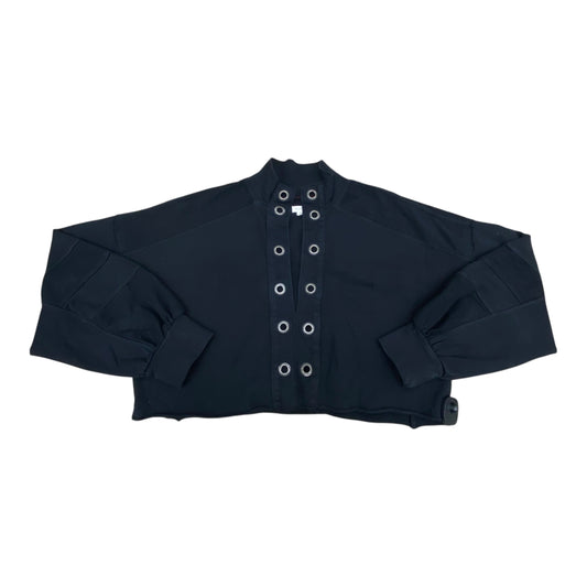 Sweatshirt Collar By Pilcro In Black, Size:M