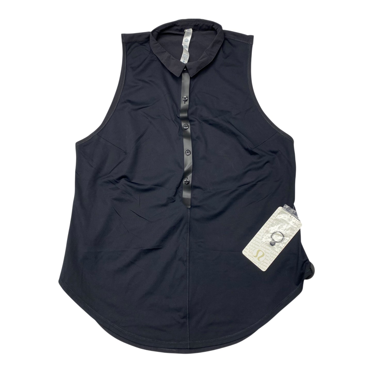 Athletic Tank Top By Lululemon In Black, Size:12