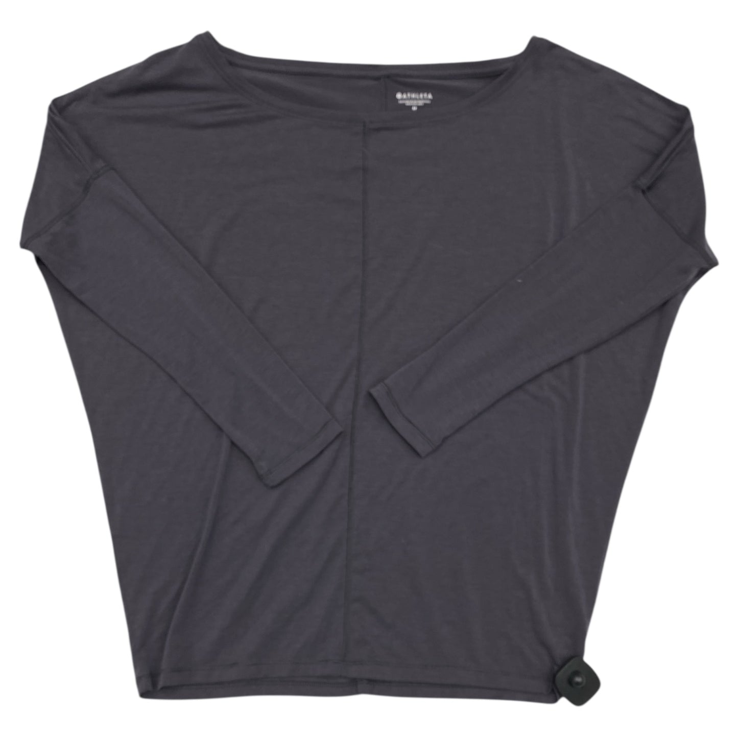Athletic Top Ls Crewneck By Athleta In Purple, Size:M