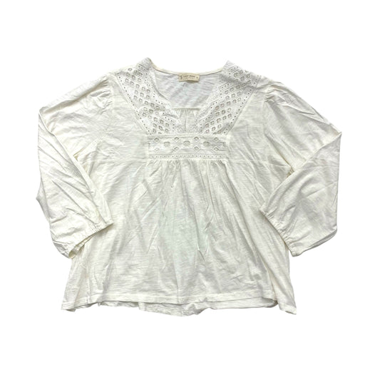 Top Ls By Lucky Brand In White, Size:Xl