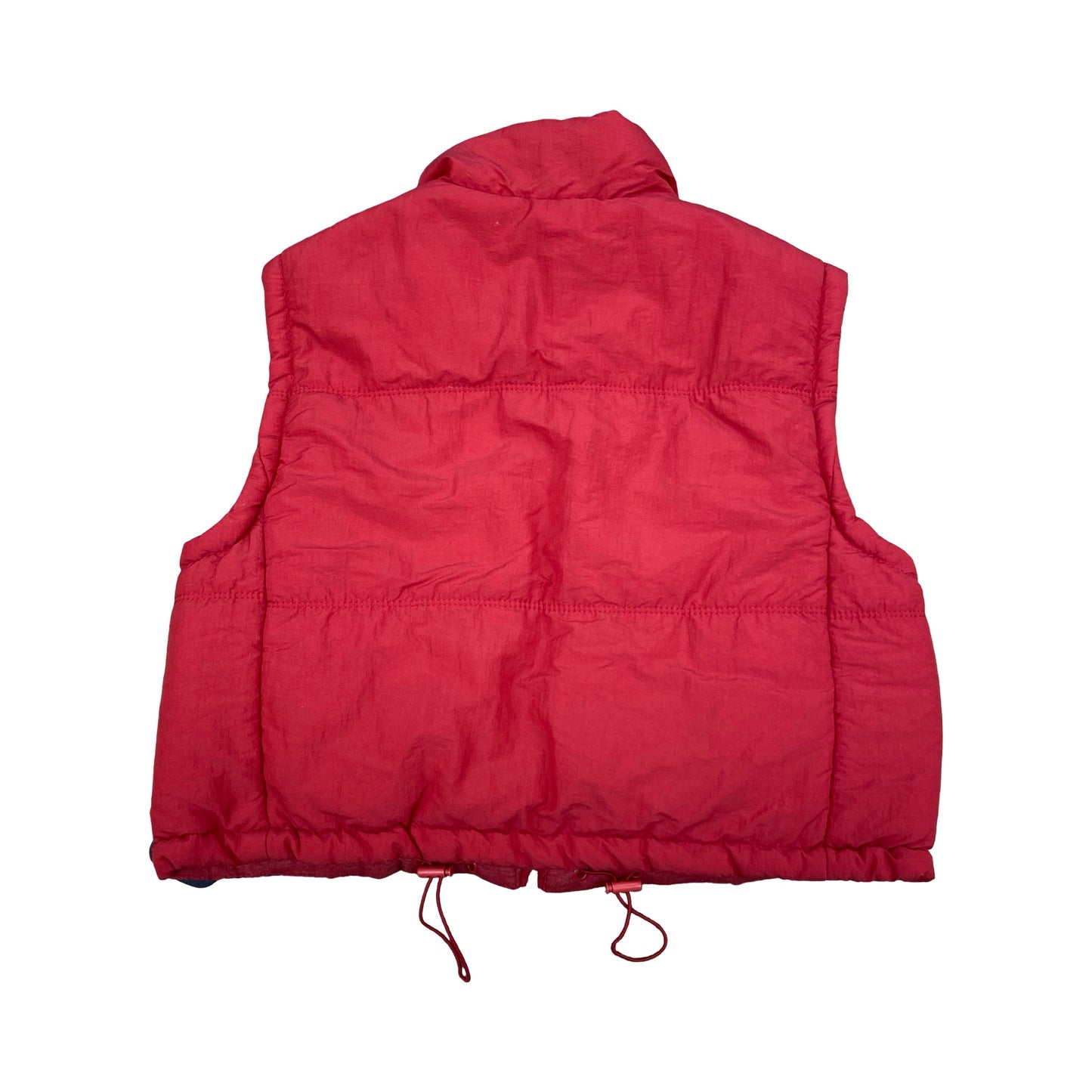 Vest Puffer & Quilted By Thread And Supply In Red, Size:M